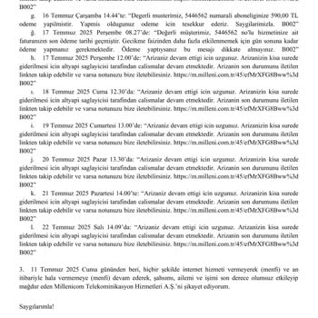 11 Temmuz'dan Beri İnternet Hizmeti Tamamen Kesildi