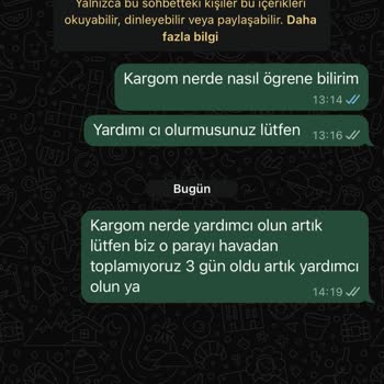 Siparişim Gelmedi Mesajlarıma Cevap Alamıyorum
