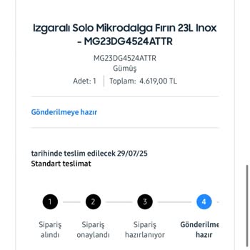 Siparişim Hazır Olmasına Rağmen Kargoya Verilmiyor