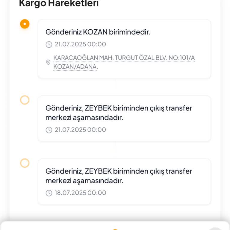 Üç Gündür Teslim Edilmeyen Kargo İçin Çözüm Bekliyorum