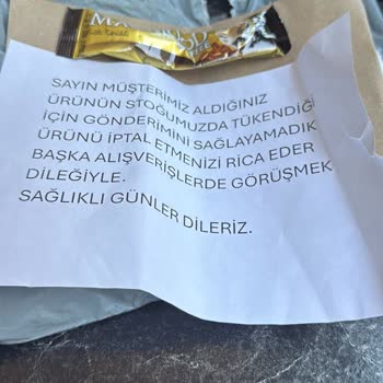 Siparişim Klima Yerine Kahve Ve İptal Notu Olarak Teslim Edildi, Müşteri Hizmetlerinden Çözüm Alamadım