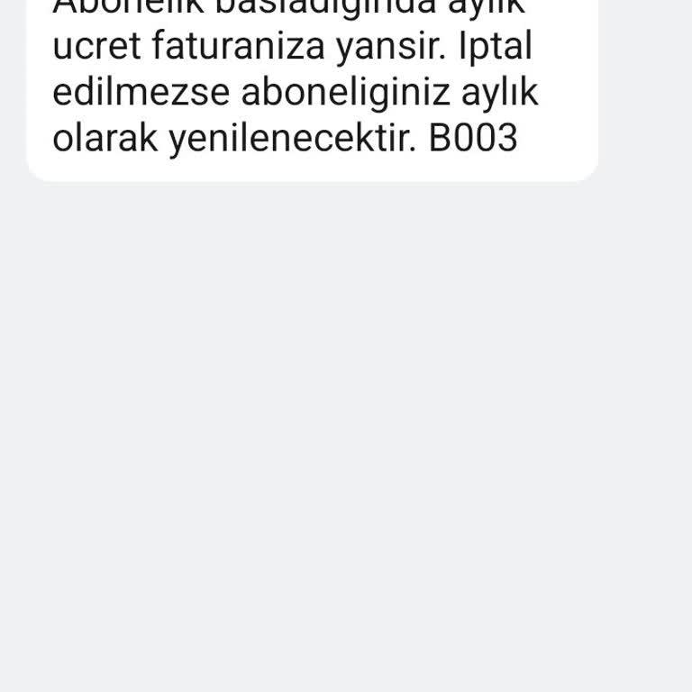 Onayım Olmadan Başlatılan Abonelik Ve Faturaya Yansıyan Ücret