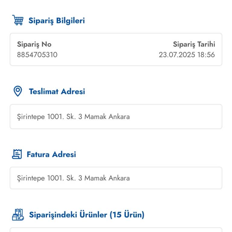 Cepte Şok Siparişim Eksik Teslim Edildi, Yanıltıcı Bilgi Verildi
