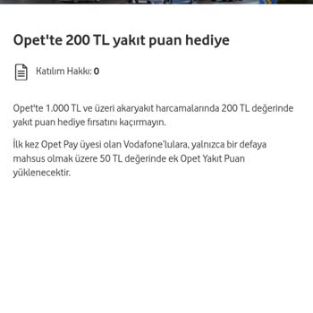 Vodafone Red Ayrıcalıkları Kullanılamıyor