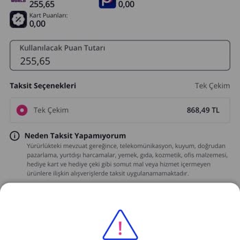 Ödeme Hatası Ve Kampanya Dönemlerinde Yaşanan Sorunlar