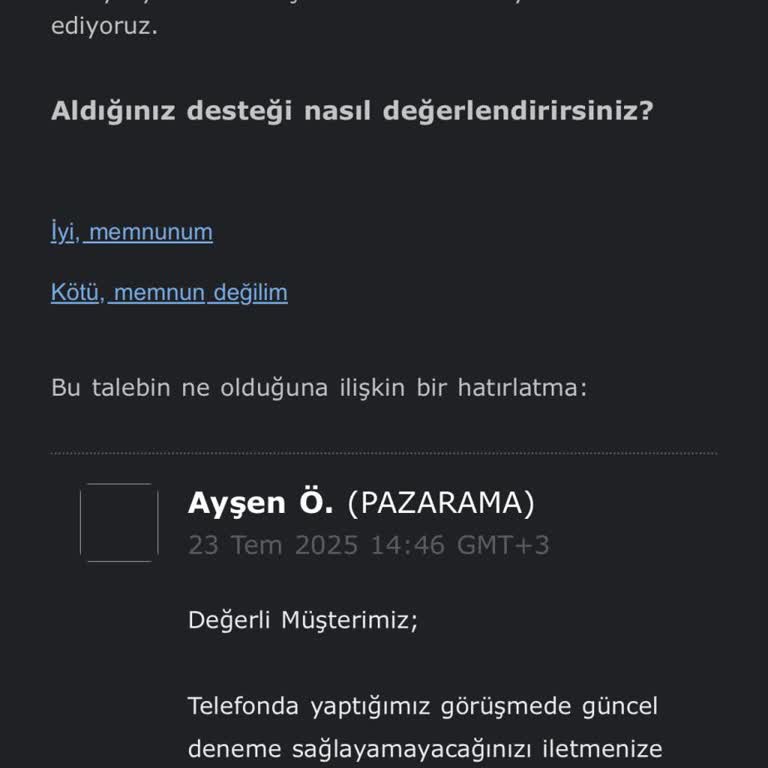 Ödeme Hatası Ve Kampanya Dönemlerinde Yaşanan Sorunlar
