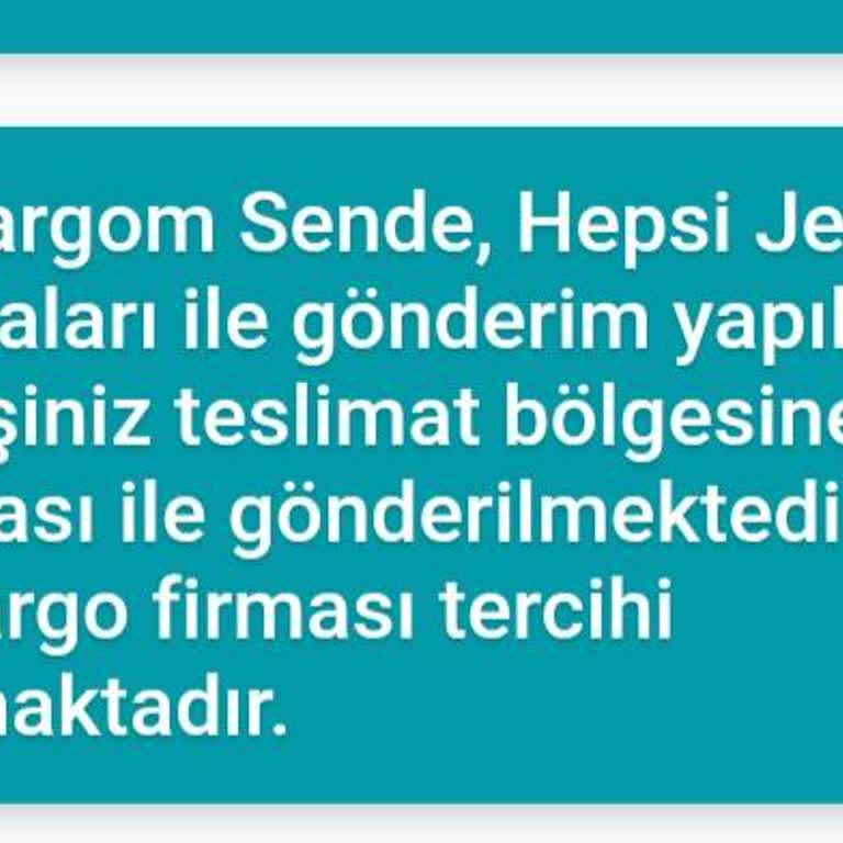 Eve Teslim Seçeneğiyle Aldığım Kargo Markete Yönlendirildi, Destek Alamıyorum