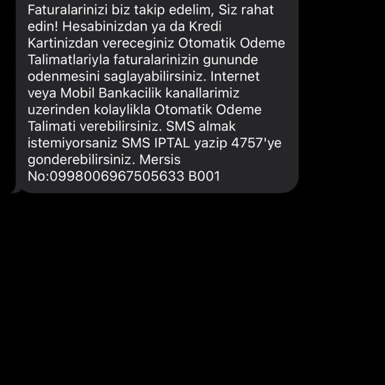 Başkasına Ait Bilgiyle Yanlış Mesaj Gönderildi