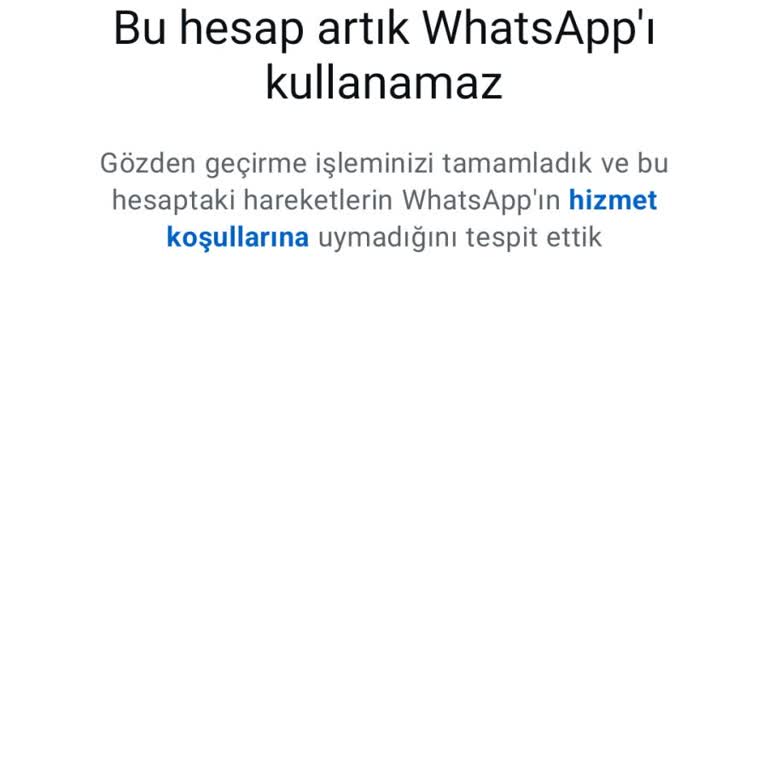 WhatsApp Hesabım Sebepsiz Yere Kapatıldı Nasıl Açabilirim
