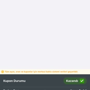 Kazandığım Bahiste Oran Düşürülerek Param Eksik Yatırıldı