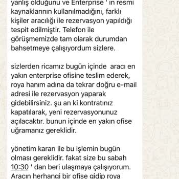 Araç Tesliminden Sonra Haksız Kara Listeye Alındım