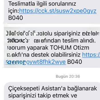 Teslim Edilmeyen Çiçek İçin Teslim Edildi Mesajı Geldi Mağduriyet Yaşadım