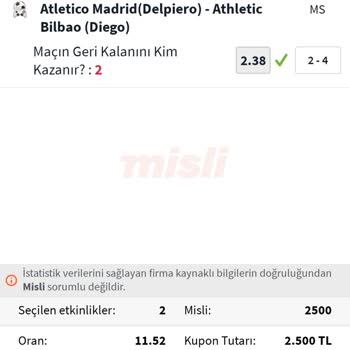 Kazanan Kuponlarda Eksik Ödeme Mağduriyeti