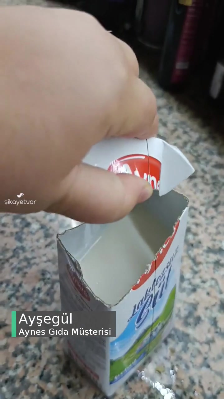 Aynes Süt Kesilmiş Resmen Peynir Kesiği Gibiydi videonun kapak resmi