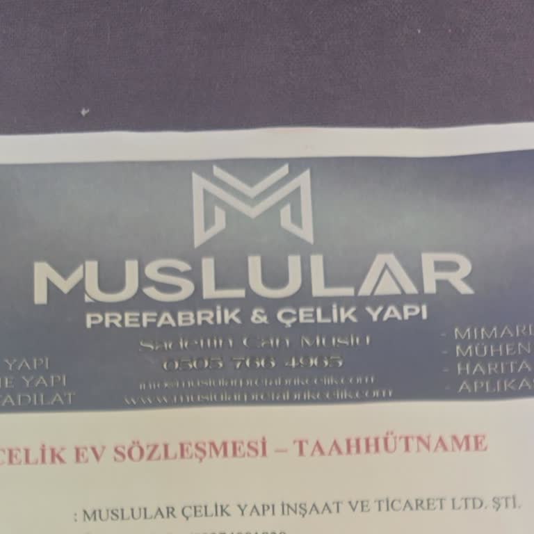 Muslular Prefabrik Paramızı Alıp Kaçtılar