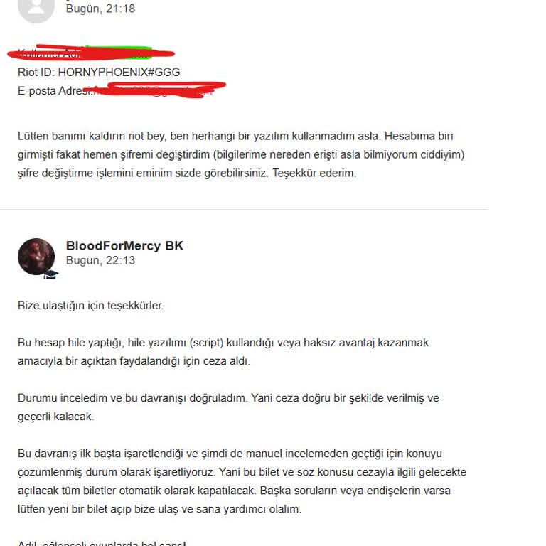 Haksız Hesap Kısıtlaması Ve Kanıt Talebi