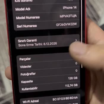 Fabrika Hatalı İphone 14 Kamerası İçin Değişim Talebi