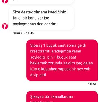 Siparişin Gecikmesi Ve Destek Ekibinin İlgisizliği