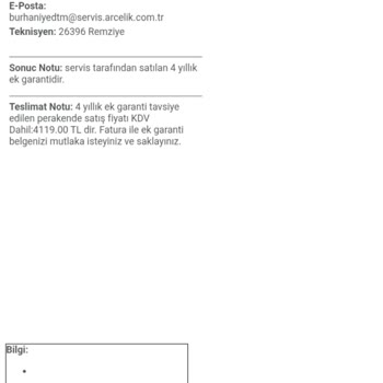 Ek Garanti Fiyat Farkı Ve Kötü Müşteri Hizmeti Deneyimi