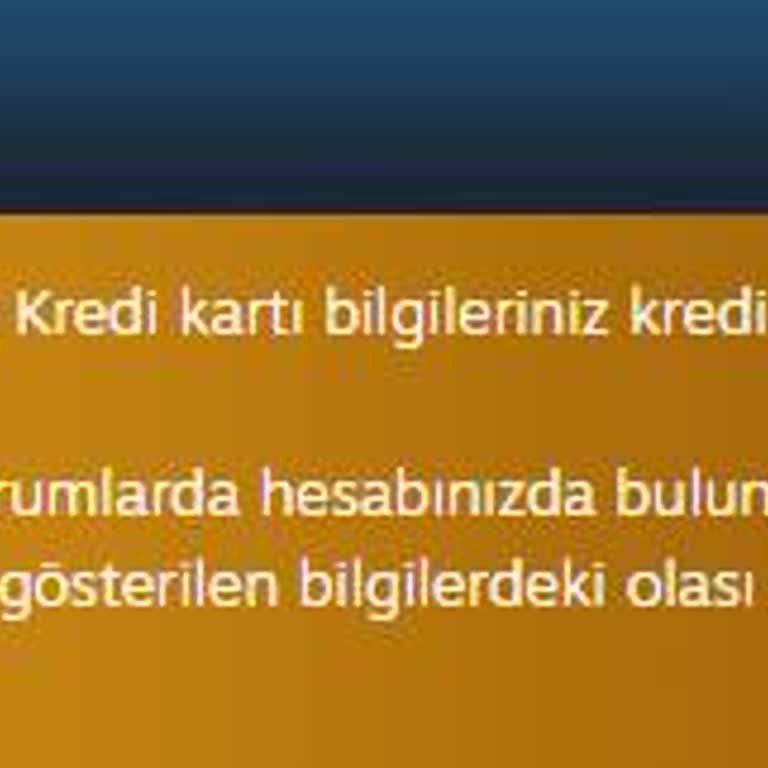 Paycell Kartla İnternet Alışverişlerinde Sürekli Hata Sorunu