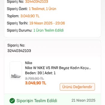 Önerilen Temizlik Ürünü Ayakkabımı Sararttı, İade İstiyorum