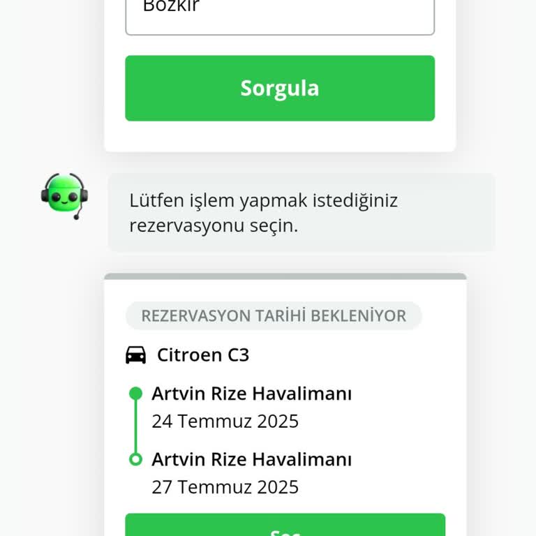 Rezervasyonum Olmasına Rağmen Aracım Verilmedi, Mağdur Edildim