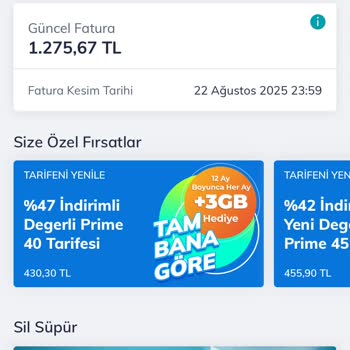 Faturada Yüksek Tutar Ve Çekim Sorunu