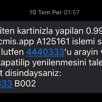 Onayım Dışında Hesabımdan Ek Ücret Çekildi