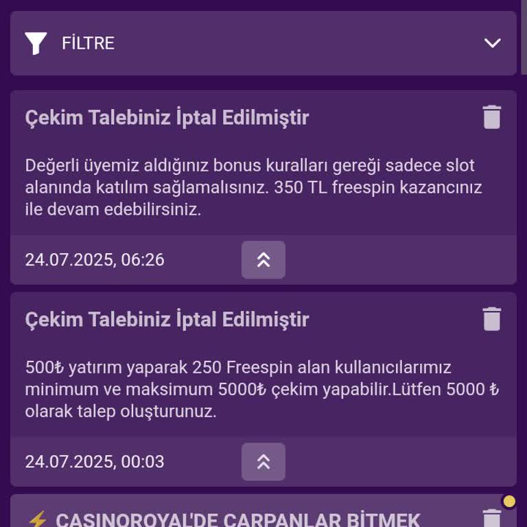 Casinoroyal331'de Kazançlarım Haksız Yere Silindi, Mağdur Edildim