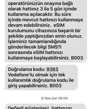 Vodafone Hat Taşıma Sürecinde Yaşadığım Mağduriyet