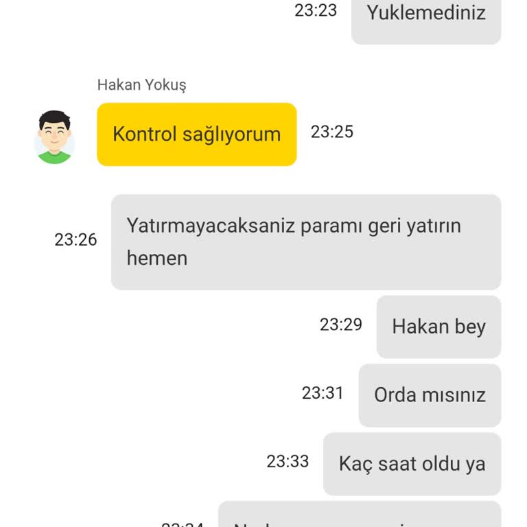 Satın Alınan UC Paketleri Teslim Edilmedi İade Yapılmadı