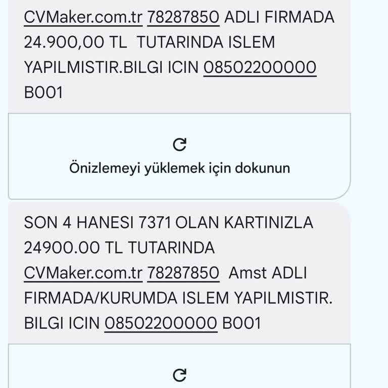 İzinsiz Kredi Kartı Çekimi Ve Bilgilendirme Sorunu