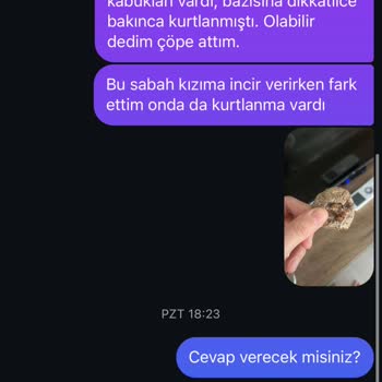 Aldığım Kuru Meyvelerin İçinden Yabancı Maddeler Çıktı İlgisiz Kaldılar