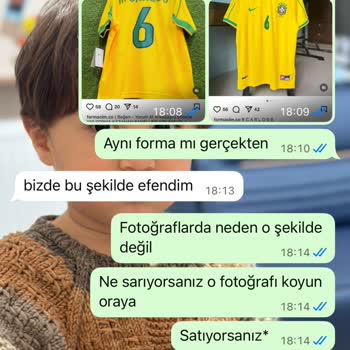 Sipariş Edilen Forma Yerine Farklı Ürün Gönderildi Ve İletişim Kurulmadı