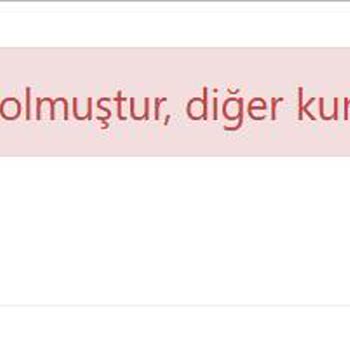 Yüzme Havuzu Kaydında Kontenjan Sorunu Mağduriyeti