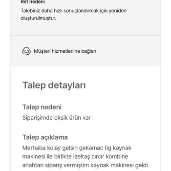 Eksik Ürünler Ve Yetersiz Müşteri Hizmeti Mağduriyeti