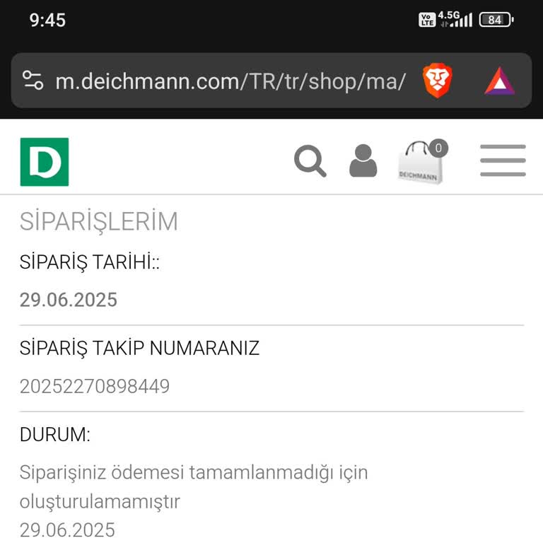 Deichmann Schuhbestellung scheitert, keine Hilfe vom Kundenservice
