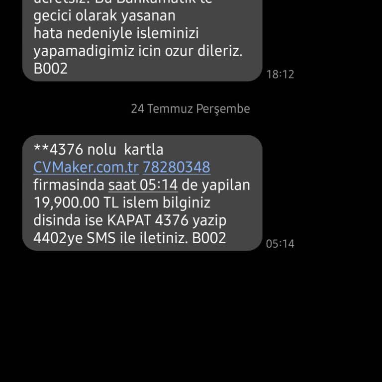 Onaysız Kredi Kartı Çekimi Sonrası Acil İade Talebi