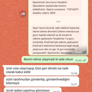 Ürün Teslim Edilmeden Kargo Ücreti Alındı, Mağduriyetim Giderilmedi