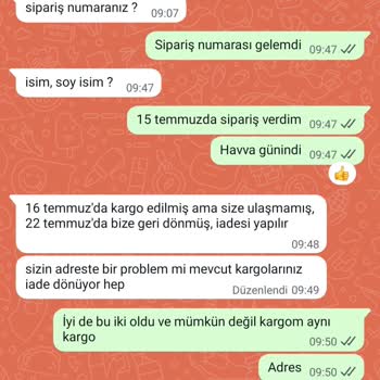Ürün Teslim Edilmeden Kargo Ücreti Alındı, Mağduriyetim Giderilmedi