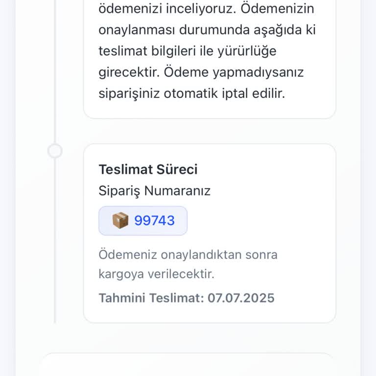 Sipariş Sonrası İletişimsizlik Ve Güven Sorunu Yaşadım