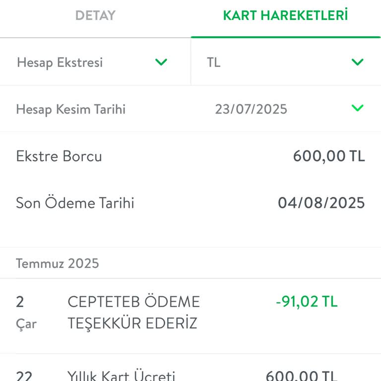 Yasal Haklarım Çerçevesinde Haksız Kart Aidatı İadesi Talebim