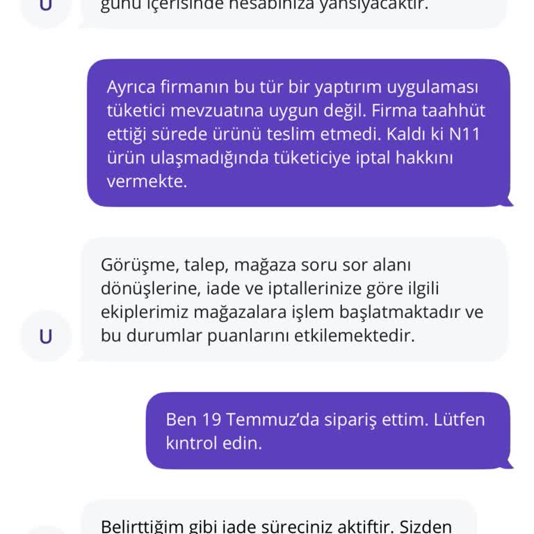 N11 Ve Satıcı Firma Arasında Mağduriyet: Ürün Teslim Edilmedi, Ücret İadesi Yapılmadı