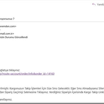 Siparişim Teslim Edilmedi, İletişim Engellendi Ve Açıklama Yapılmadı