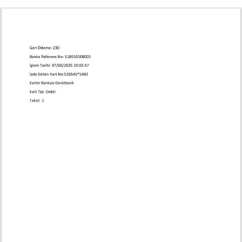 İptal Edilen Siparişin Ücreti Hâlâ İade Edilmedi