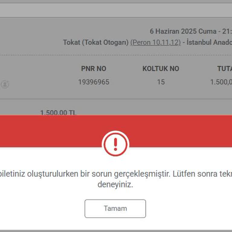 E-Biletime Erişemiyorum, Mağduriyetim Giderilmiyor