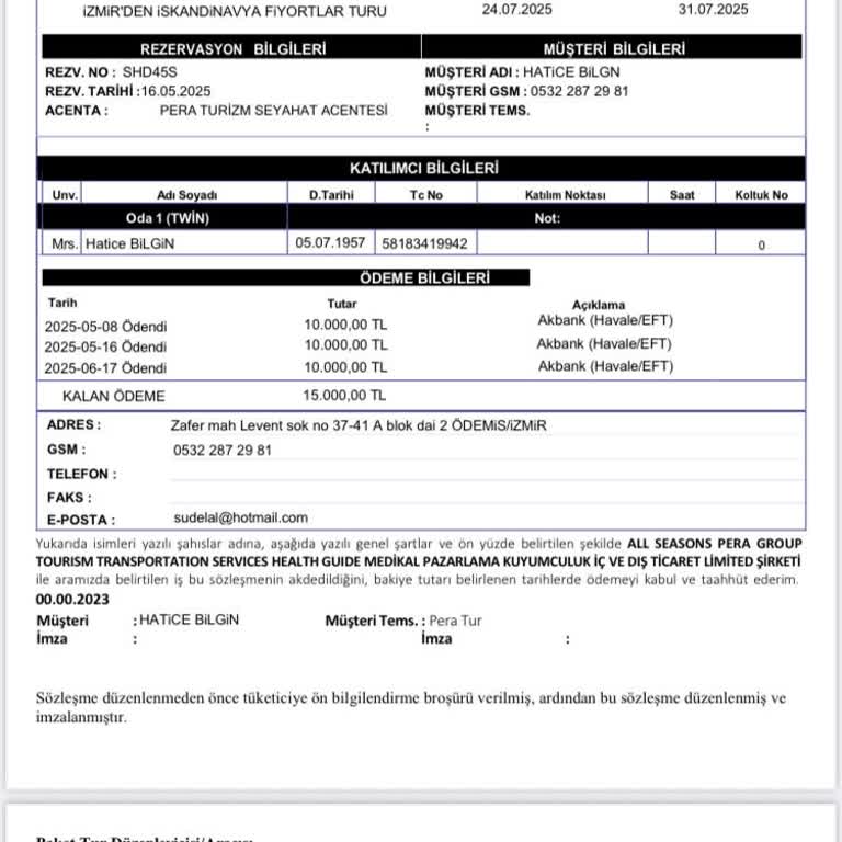 Tur İptali Sonrası Paramı Alamadım, İade Süreci Mağduriyet Yaratıyor