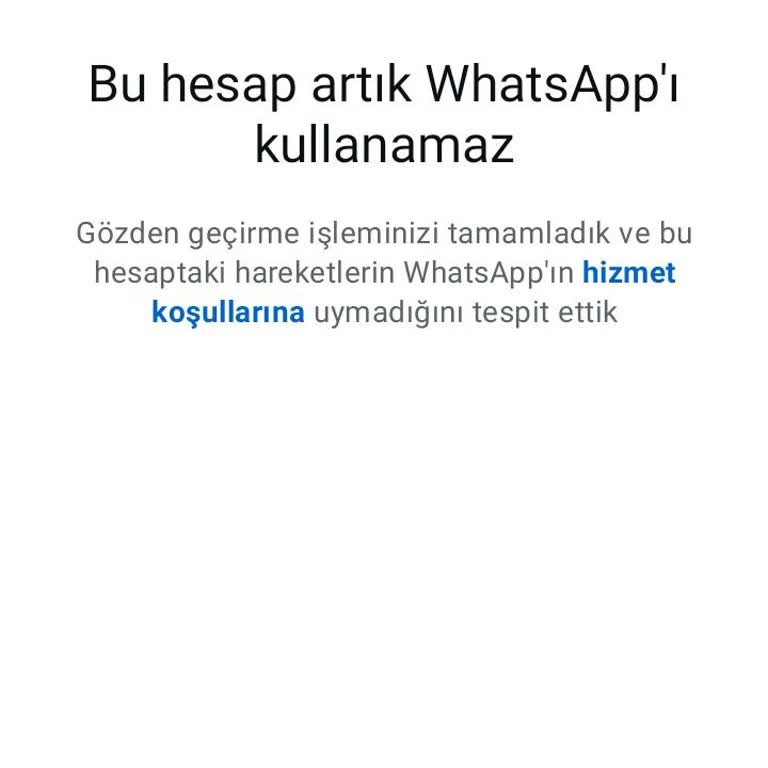 Haksız WhatsApp Engeli Ve İlgisiz Destek