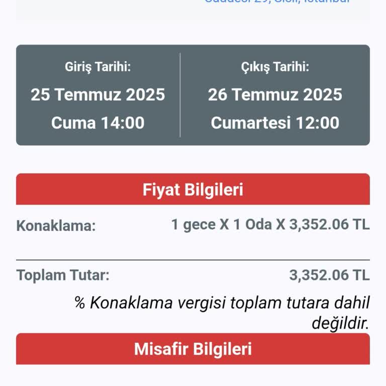 Otel Rezervasyonum Yanlış Tarihe Alındı İptal Edilmiyor