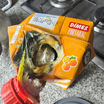 Aldığım Portakal Suyunda Küf Ve Yabancı Madde Şoku